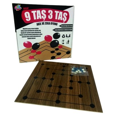 AHŞAP 9 - 3 TAŞ OYUNU