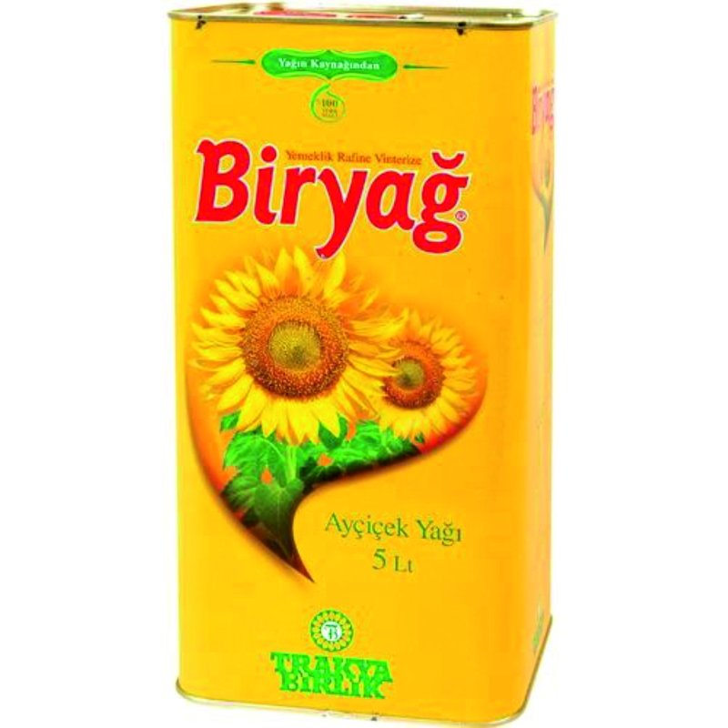 BİRYAĞ AYÇİÇEK YAĞ TENEKE 5LT