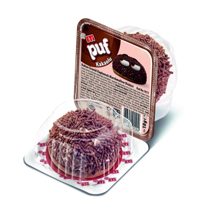 ETİ PUF 18GR KAKAOLU MİN 12 AD