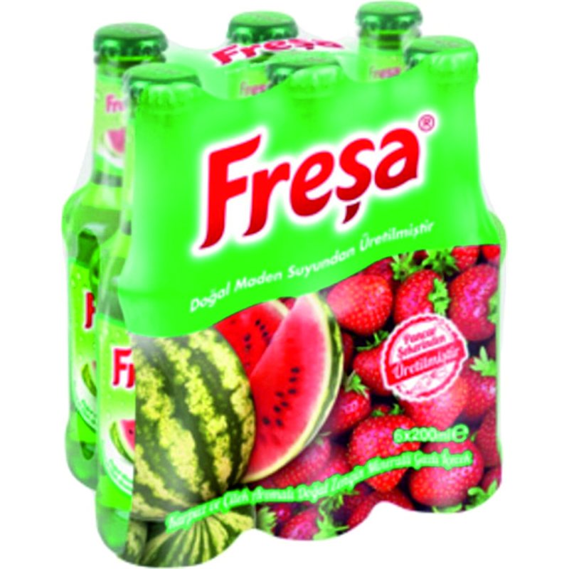 FREŞA SODA 200 CC 6 LI  KARPUZ- ÇİLEK