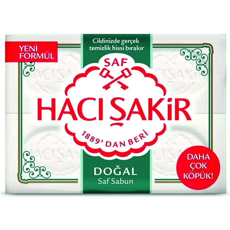 HACI ŞAKİR BANYO SABUN DOĞAL 800GR