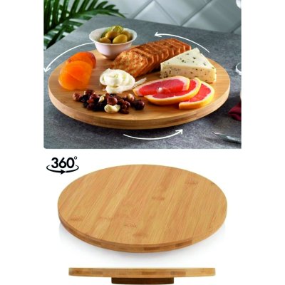 Küçük Döner Sunumluk Bambu 340