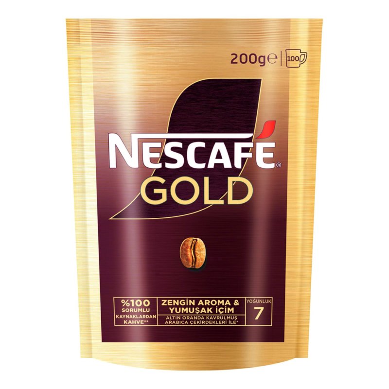 NESTLE NESCAFE GOLD 200GR POŞET