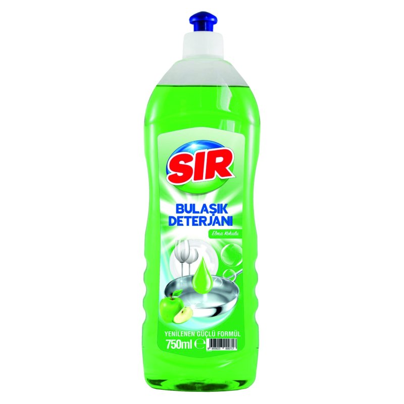 SIR BULAŞIK DETERJANI ELMA KOKULU 750ML 