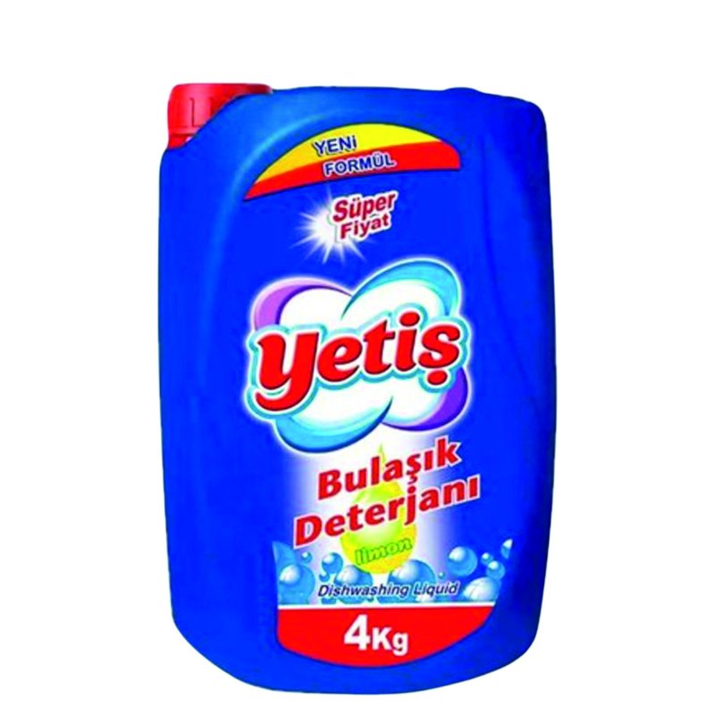 YETİŞ SIVI BULAŞIK DETERJANI 4 LT LİMON