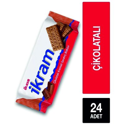 Ülker İkram Çikolata Kremalı Bisküvi 84 g (koli:24lü)